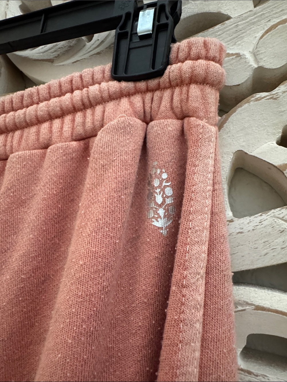 Free People Dusty Rose Wide-Leg Drawstring Sweatpants - Picture 4 of 7
